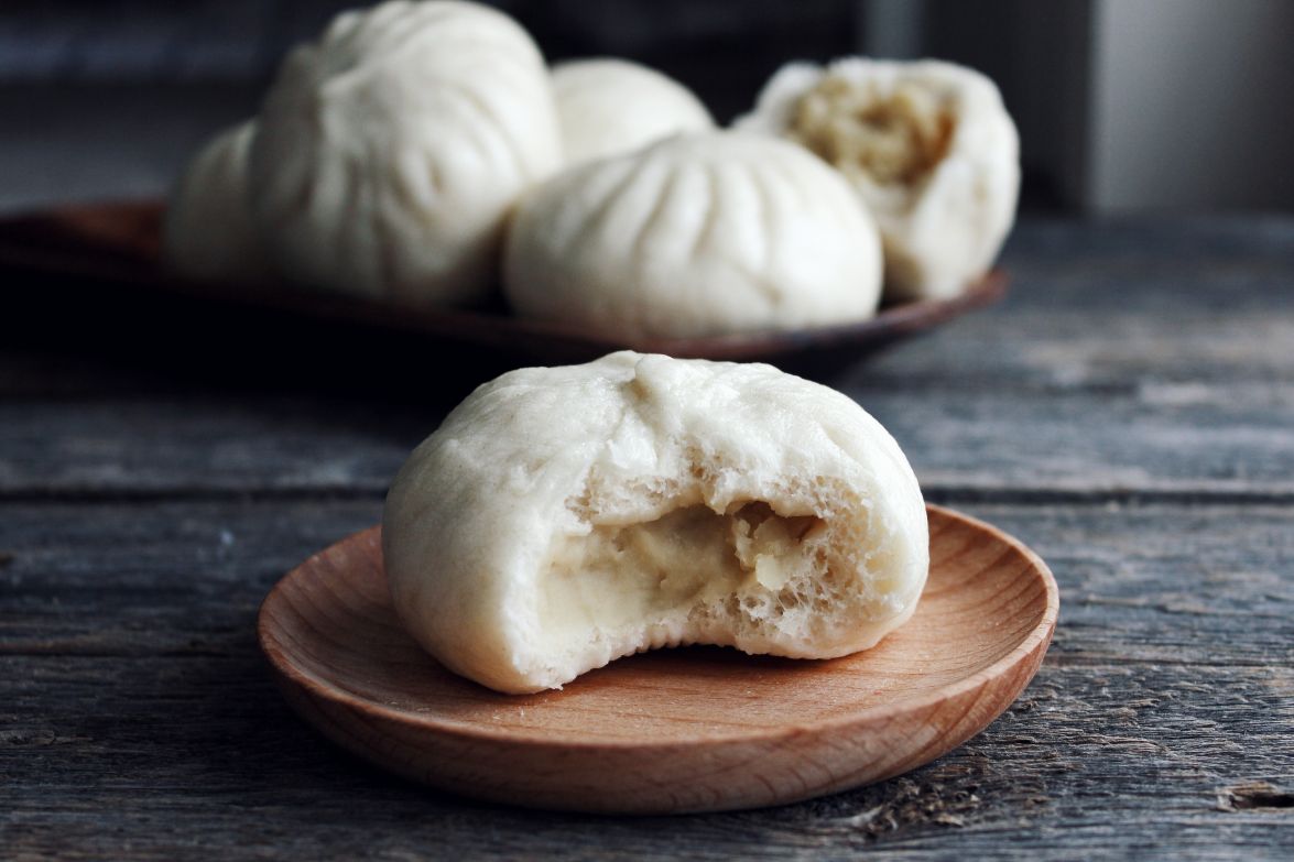 Milk and lotus bun by Kexin